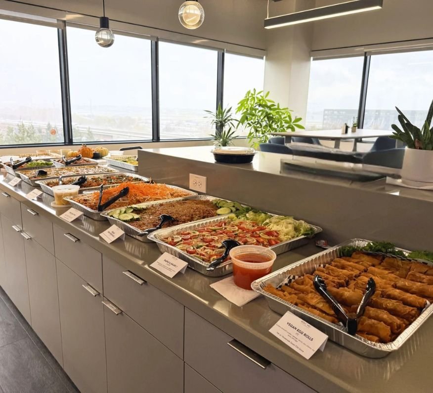 Red Chili Thai and Vietnamese catering food for a party